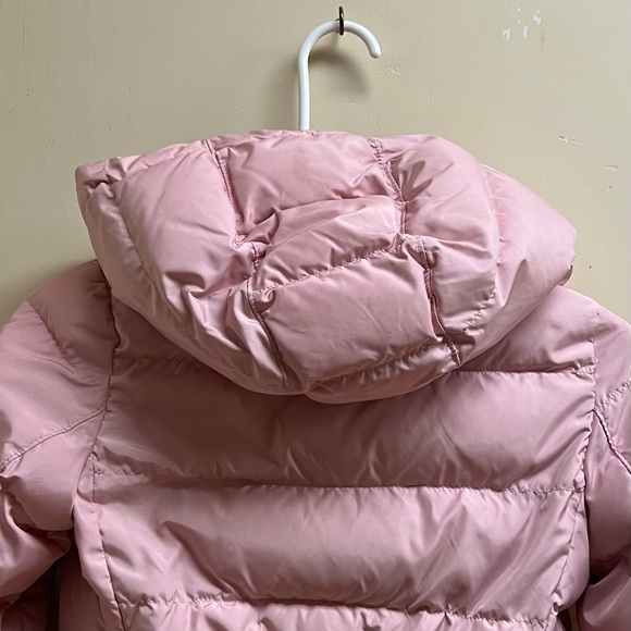 Gap Kids Girls Size 8 Pink Hooded Puffer Jacket w/ Polartec Insulation - Picture 4 of 11